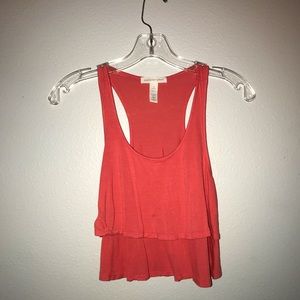 small, vibrant pink tank top